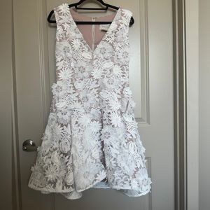 Melbourne Dress | BHLDN | 3D Florals | Size 10
